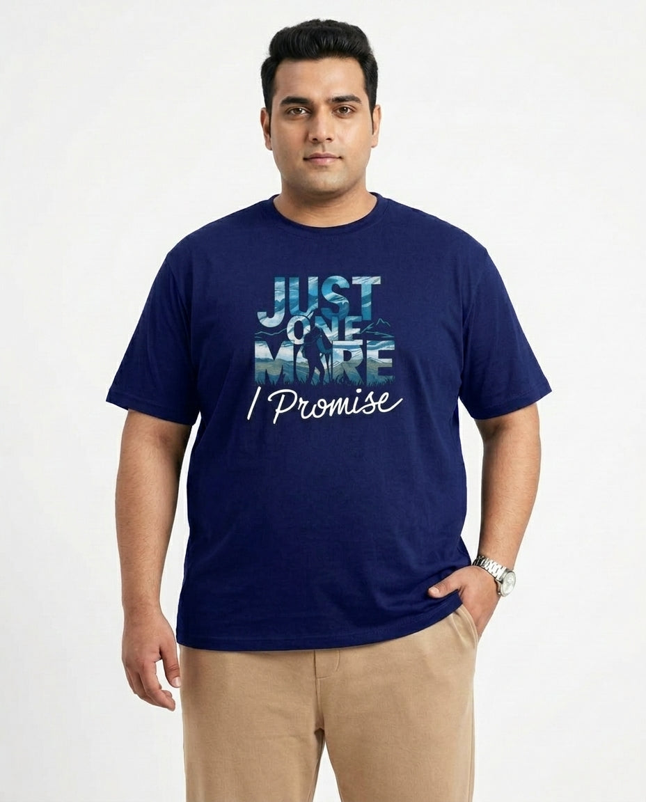 just one more i promise Plus Size Men Premium Tee