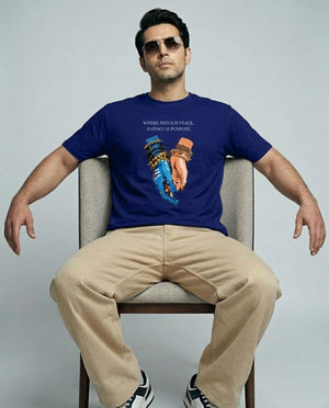 Where Shiva is peace Plus Size Men Premium Tee