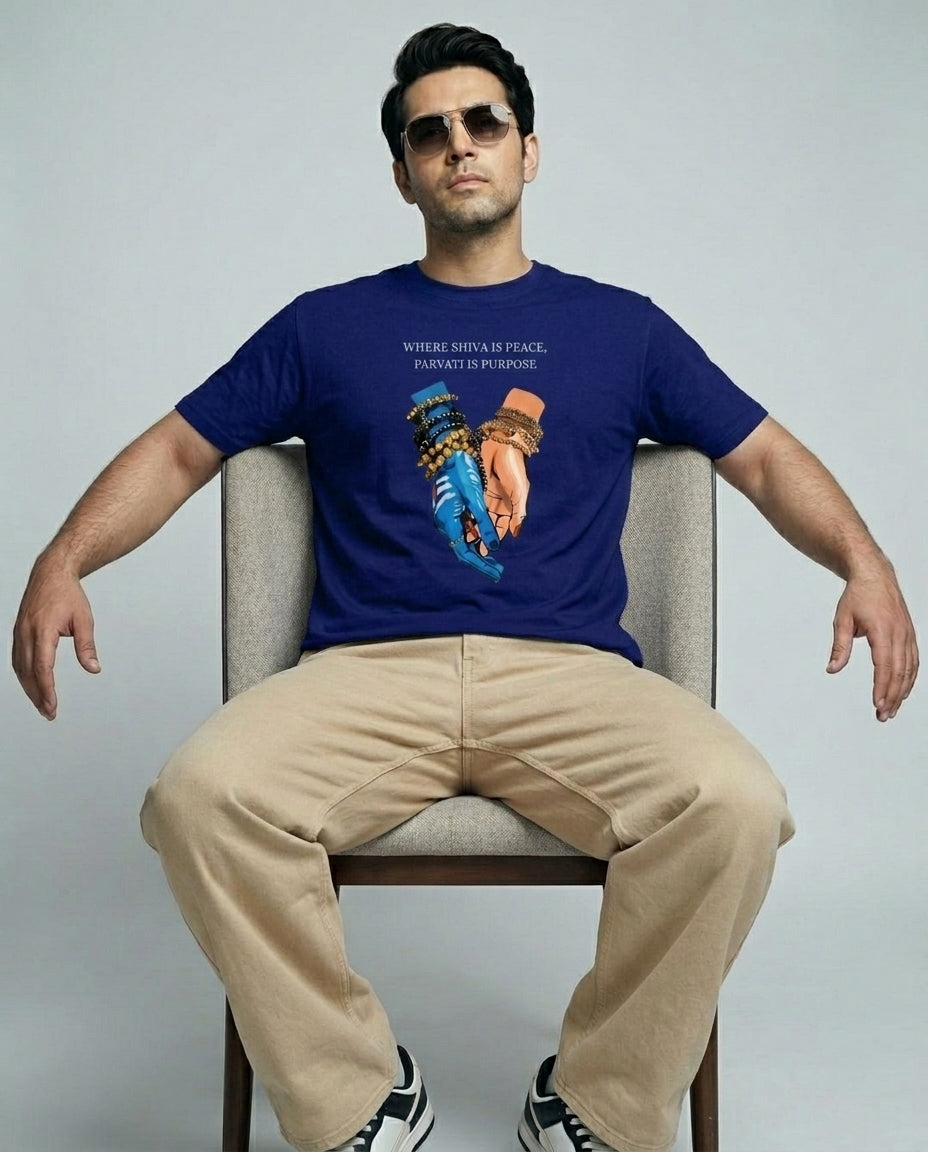 Where Shiva is peace Plus Size Men Premium Tee