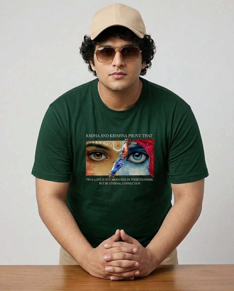 Radha Krishna Plus Size Men Premium Tee