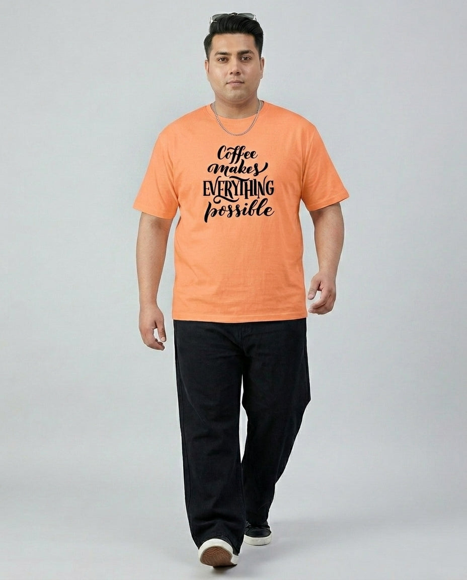 Coffee Makes Every things Plus Size Men Premium Tee