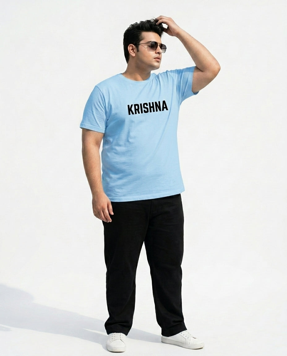 Krishna Plus Size Men Premium Tee