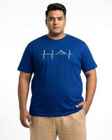 Mountain Pulse Plus Size Men Premium Tee