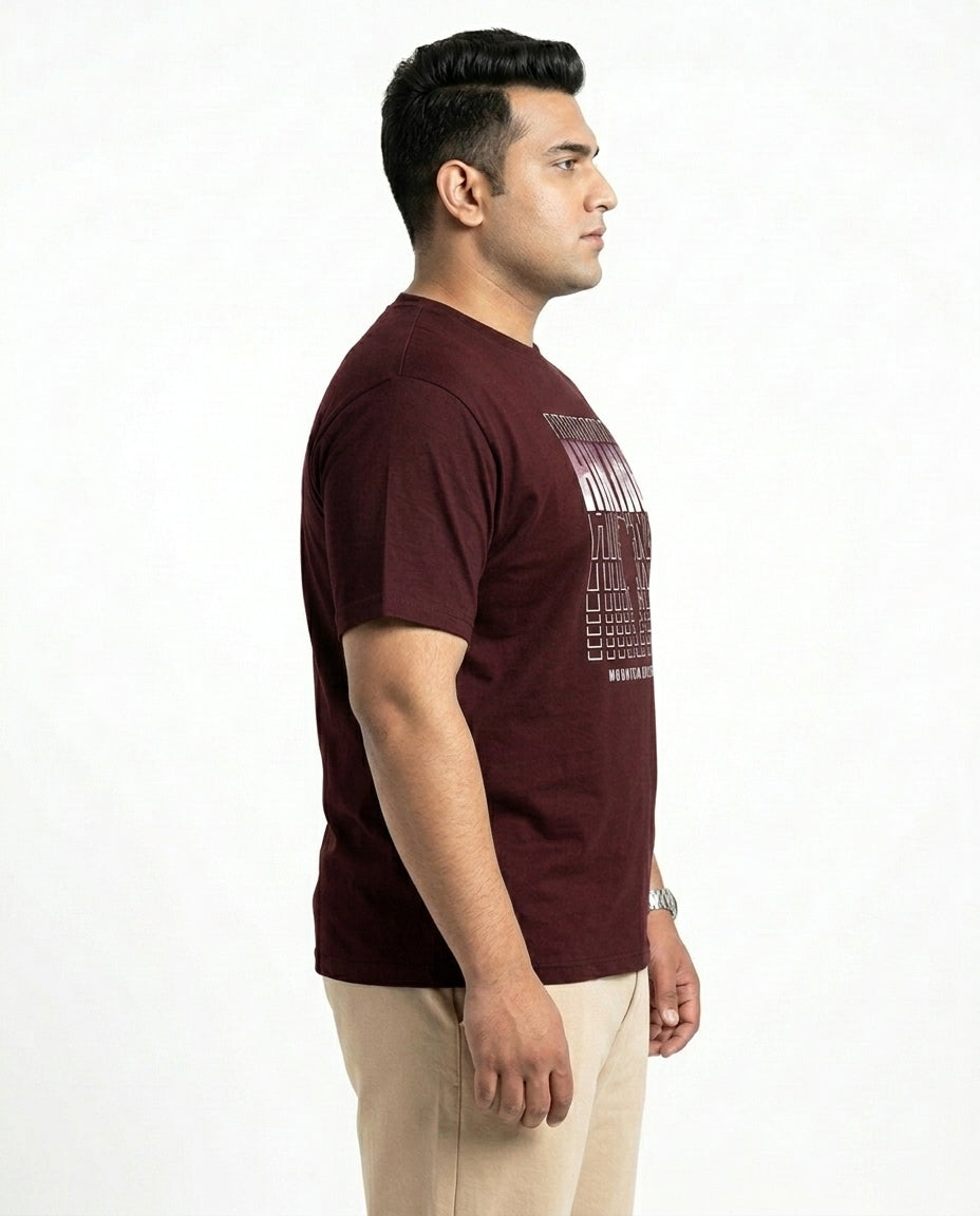 Hiking Plus Size Men Premium Tee