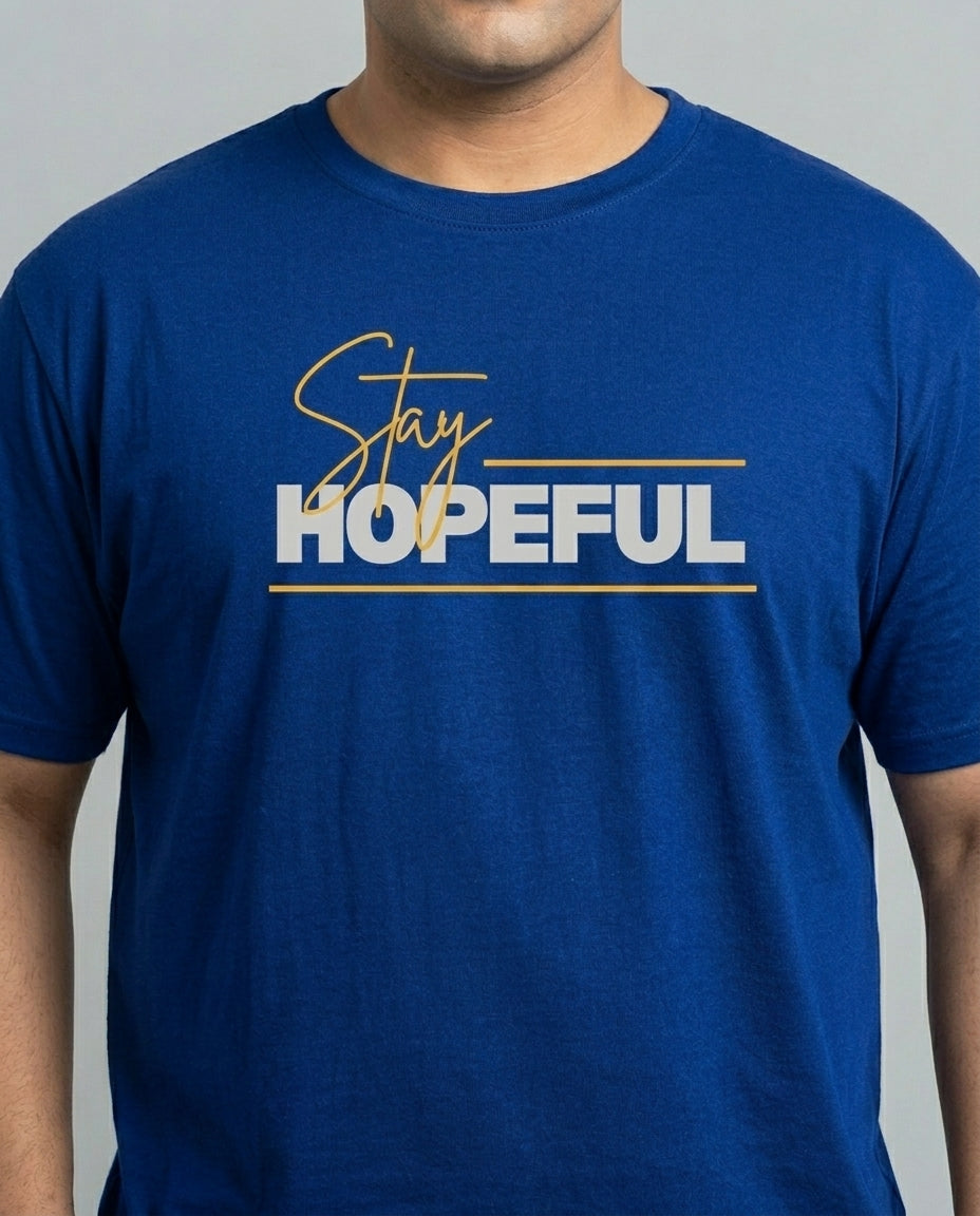 Stay Hopeful Plus Size Men Premium Tee