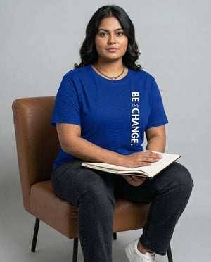 Be The Change Plus Size Women Premium Tee