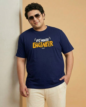 Last Minute Engineer Plus Size Men Premium Tee