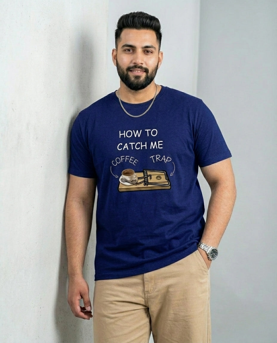 How To Catch me Plus Size Men Premium Tee