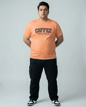 Coffee Weather Plus Size Men Premium Tee