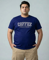 Coffee Weather Plus Size Men Premium Tee