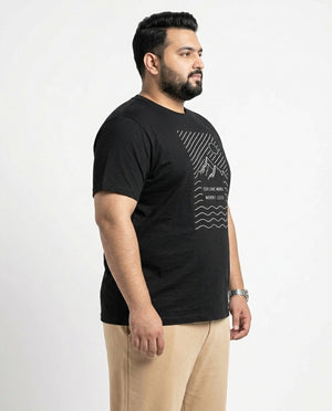Explore More Worry Less Plus Size Men Premium Tee