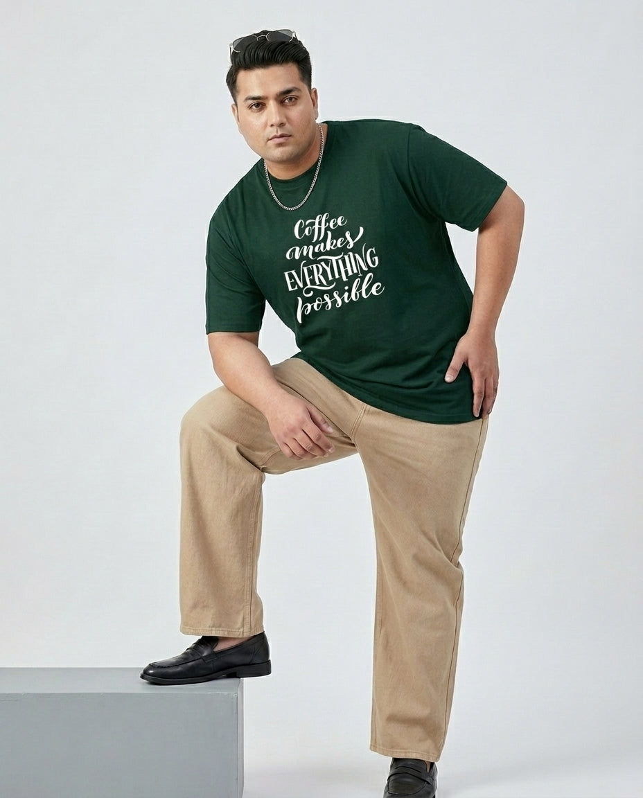 Coffee Makes Every things Plus Size Men Premium Tee