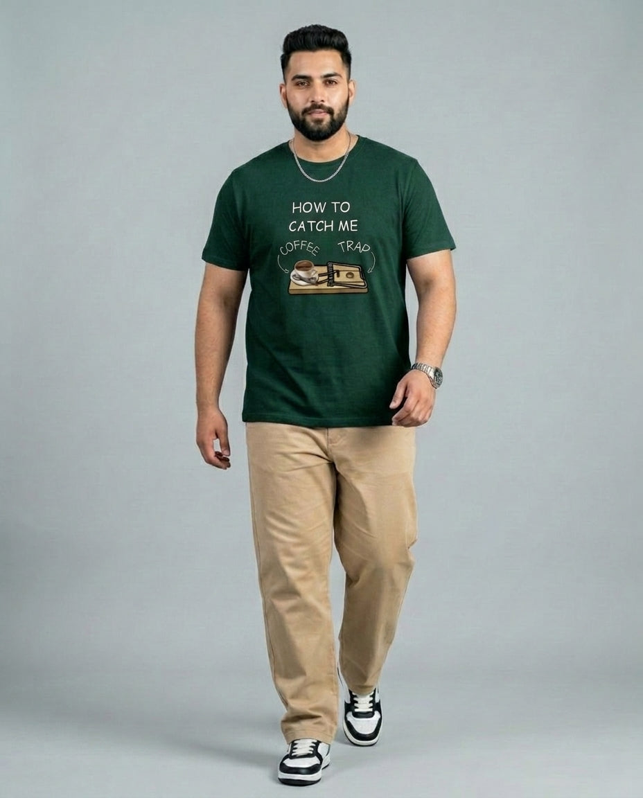 How To Catch me Plus Size Men Premium Tee
