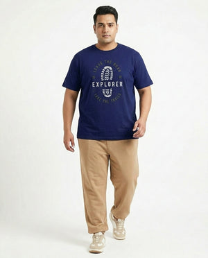 Explorer Foot Plus Size Men Premium Tee