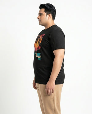Sunset Plus Size Men Premium Tee