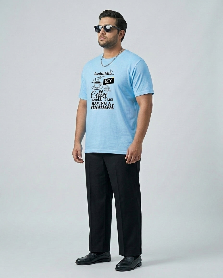 My Coffee Plus Size Men Premium Tee