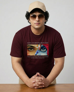 Radha Krishna Plus Size Men Premium Tee