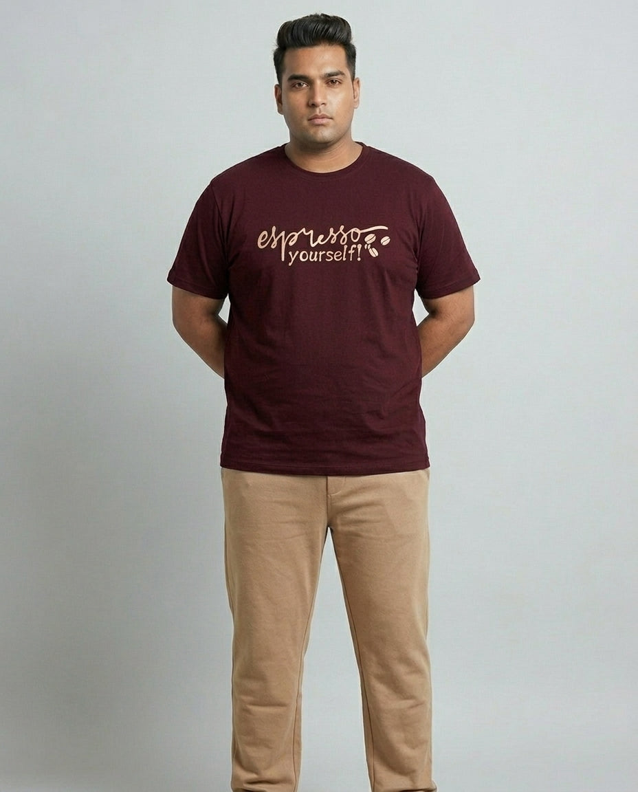 Expresso Yourself Plus Size Men Premium Tee