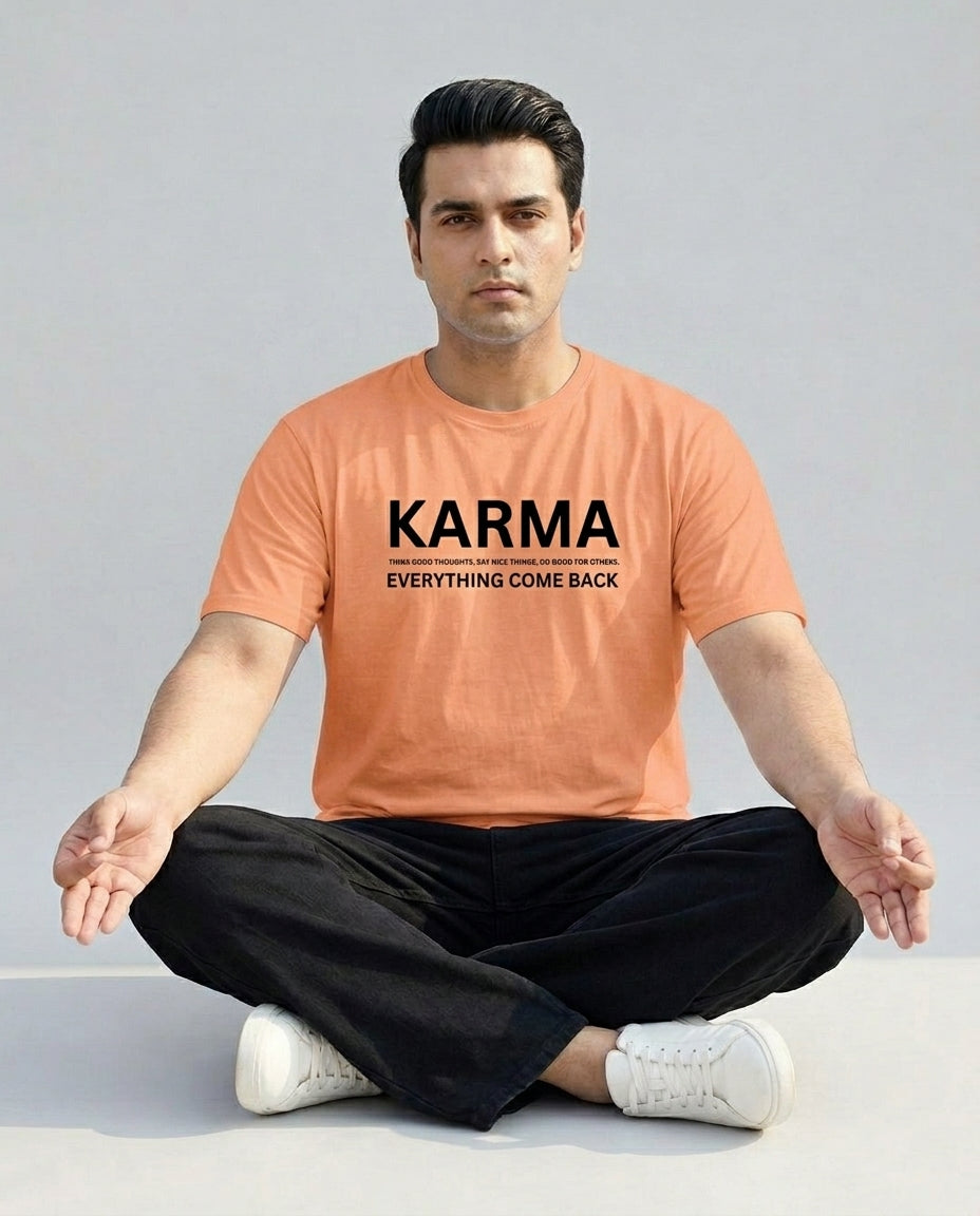 Karma Plus Size Men Premium Tee