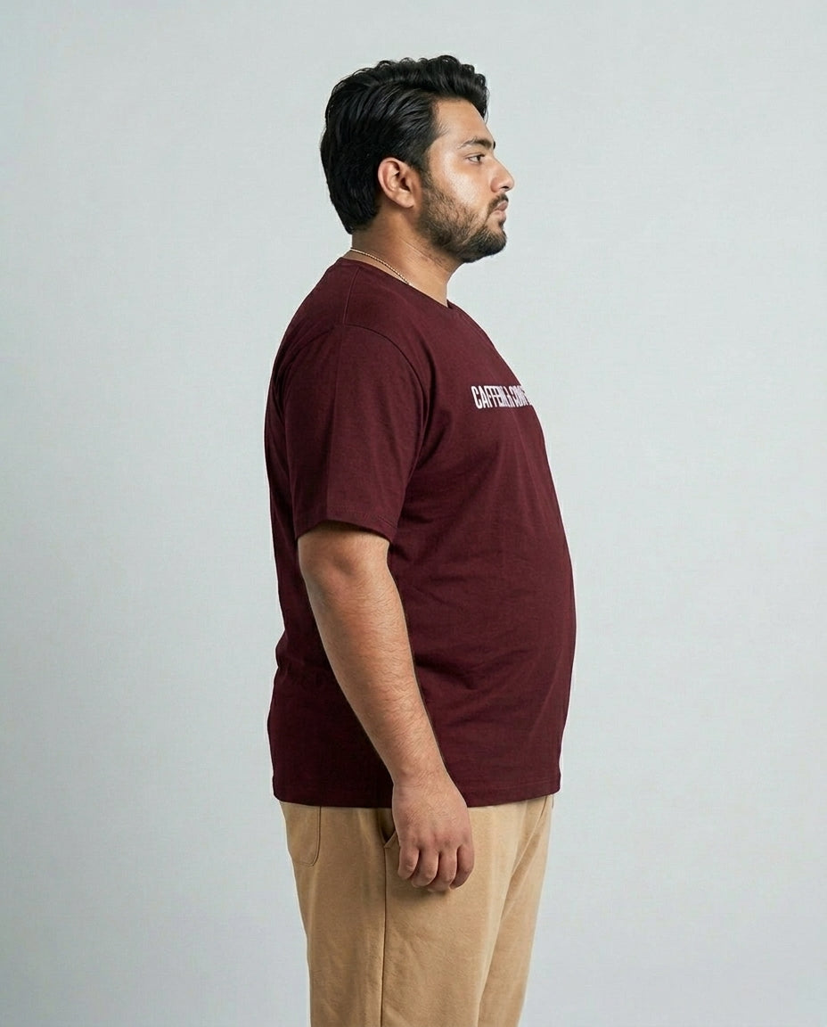 Caffeine & Confidence Plus Size Men Premium Tee