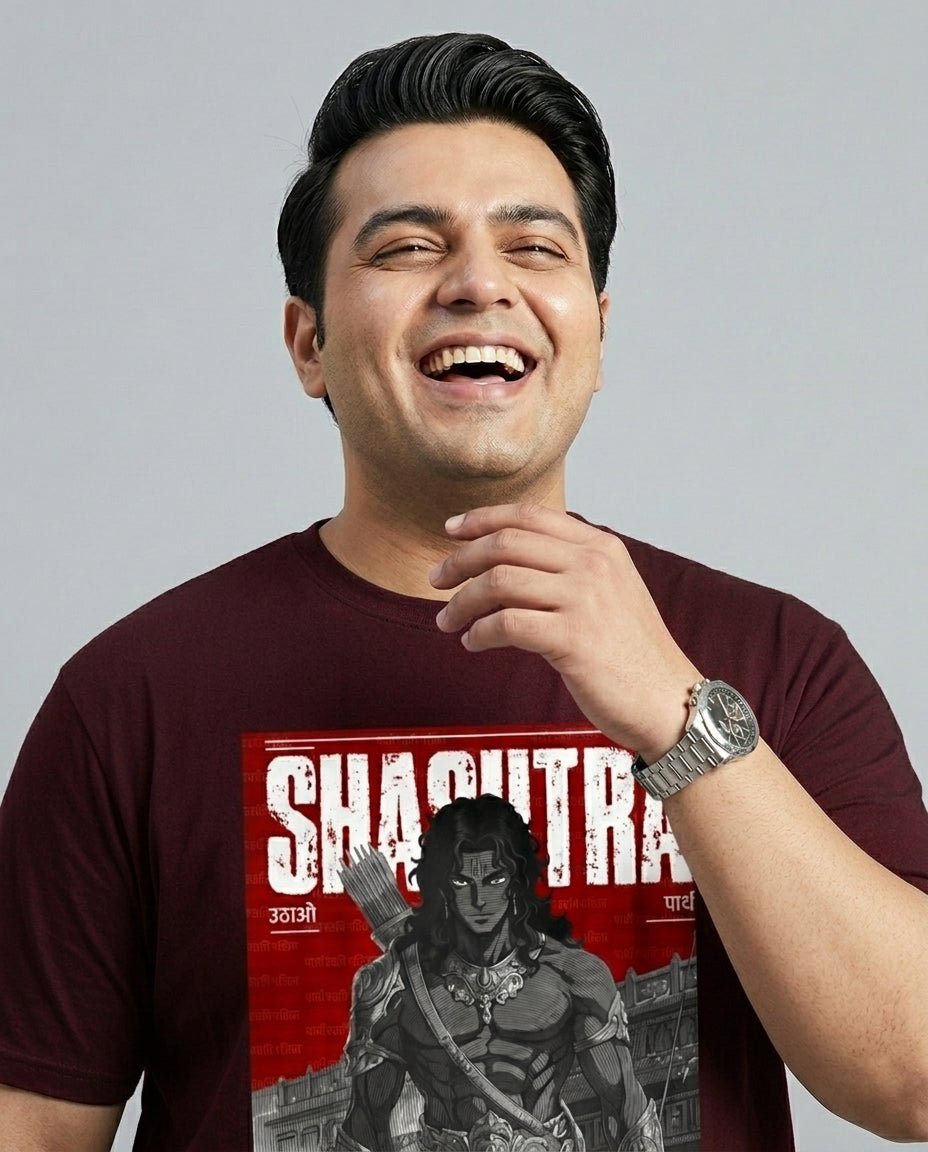 Shastra Plus Size Men Premium Tee