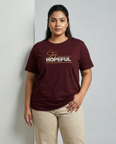 Stay Hopeful Plus Size Women Premium Tee