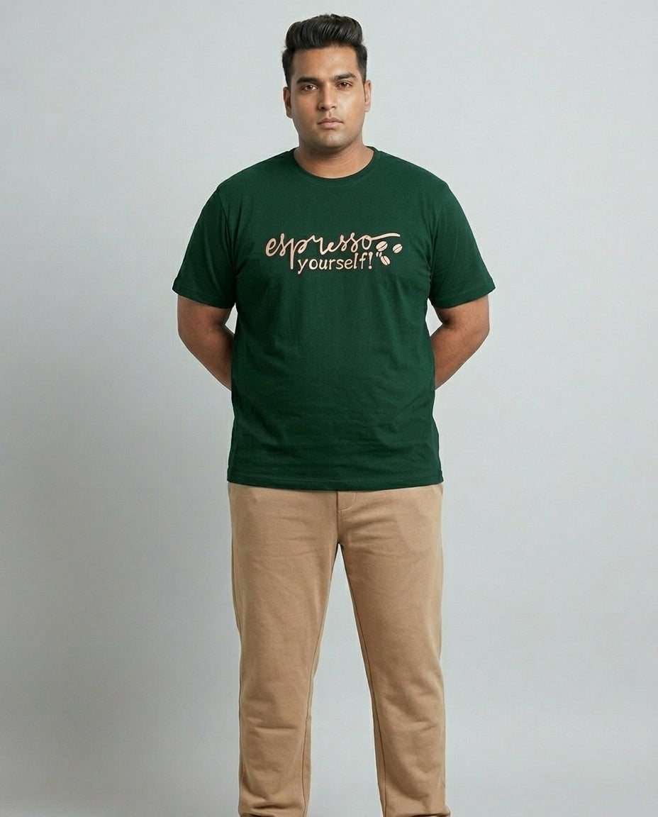 Expresso Yourself Plus Size Men Premium Tee