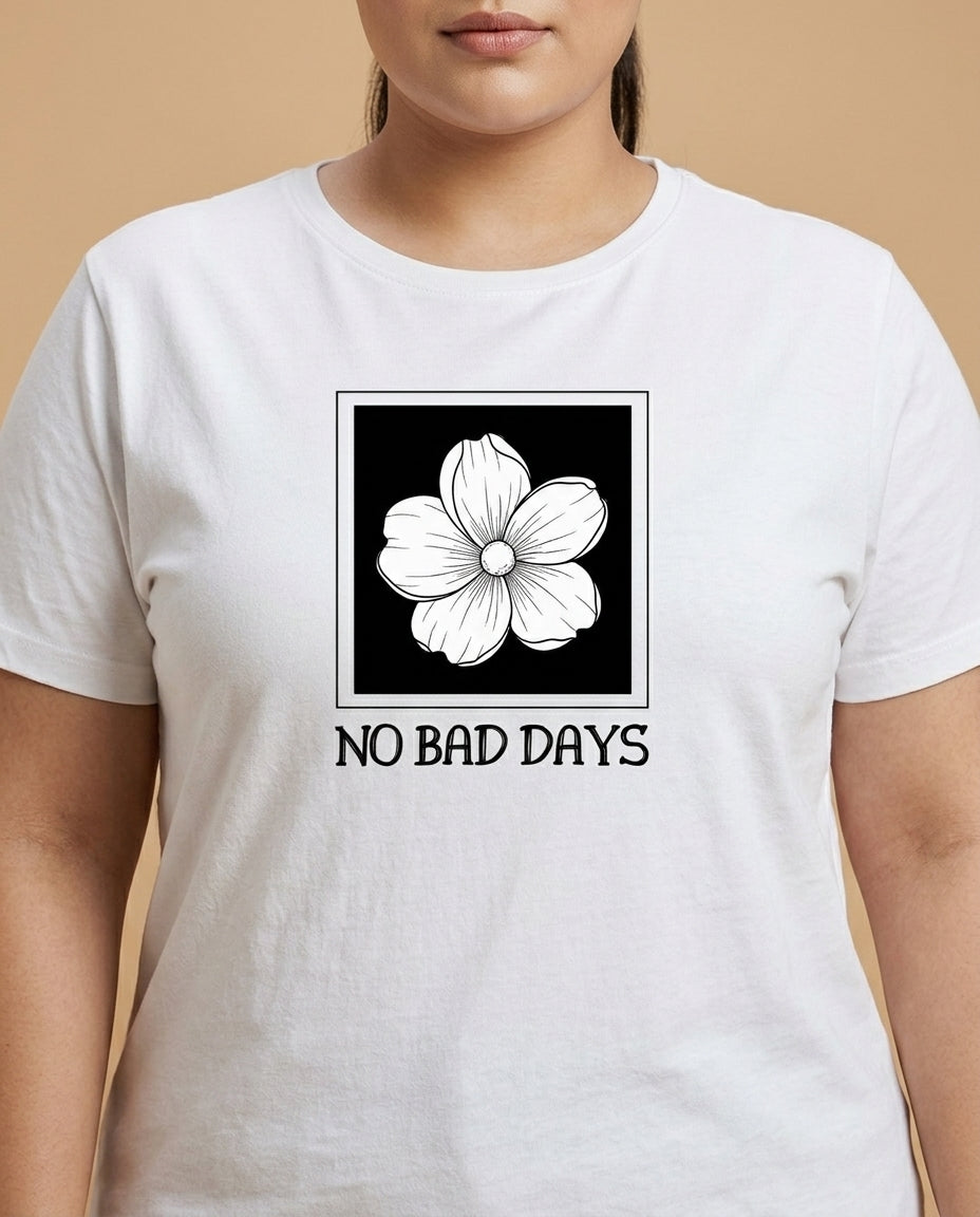 No Bad Days Plus Size Women Premium Tee