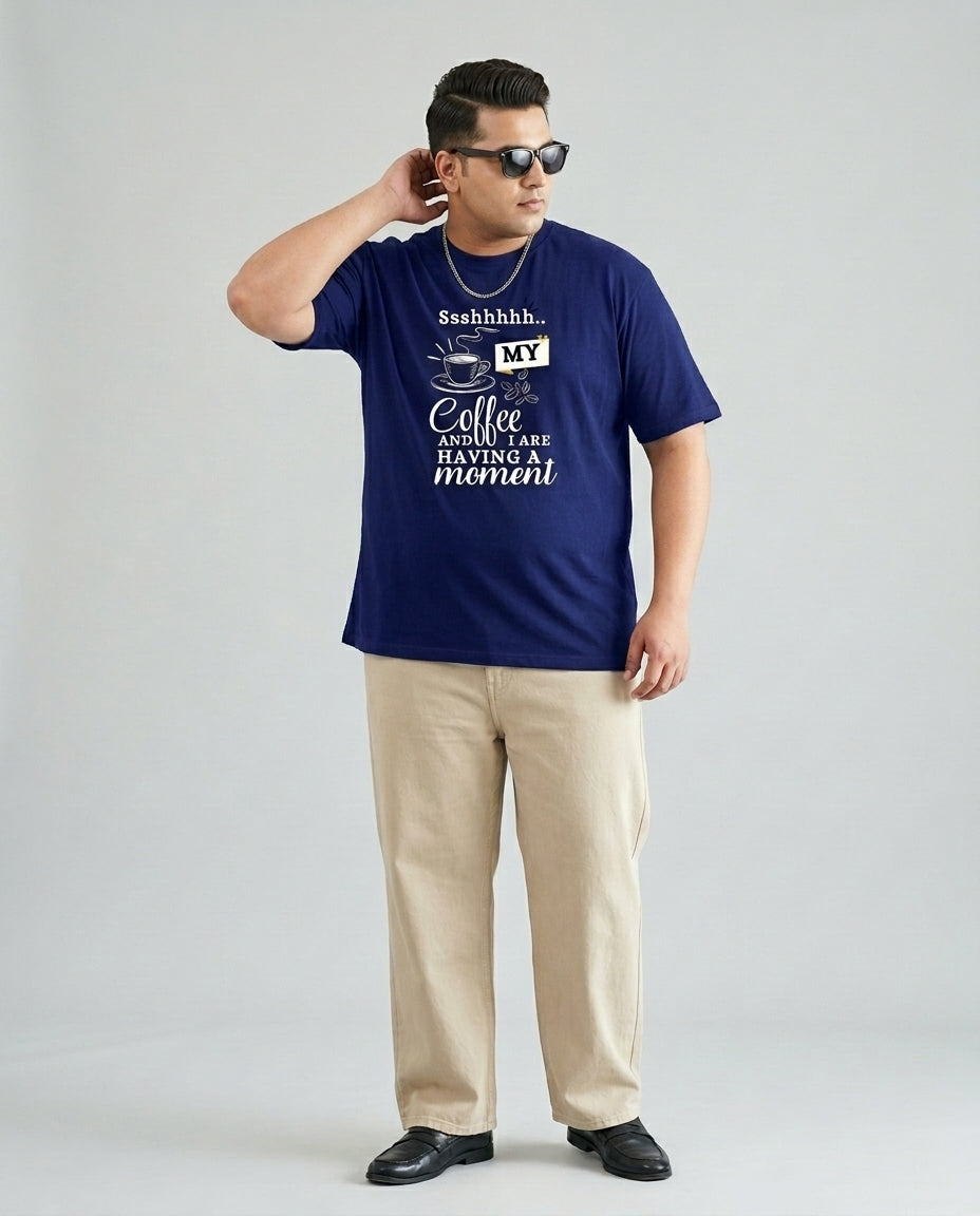 My Coffee Plus Size Men Premium Tee