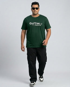 Coffee Mode Plus Size Men Premium Tee
