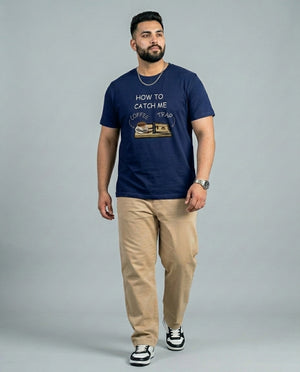 How To Catch me Plus Size Men Premium Tee
