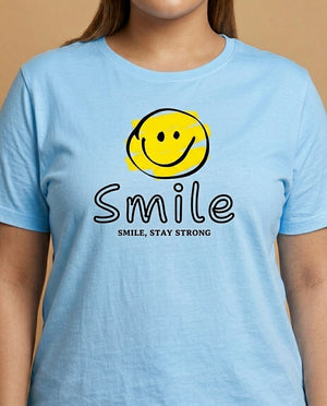 Smile Plus Size Women Premium Tee
