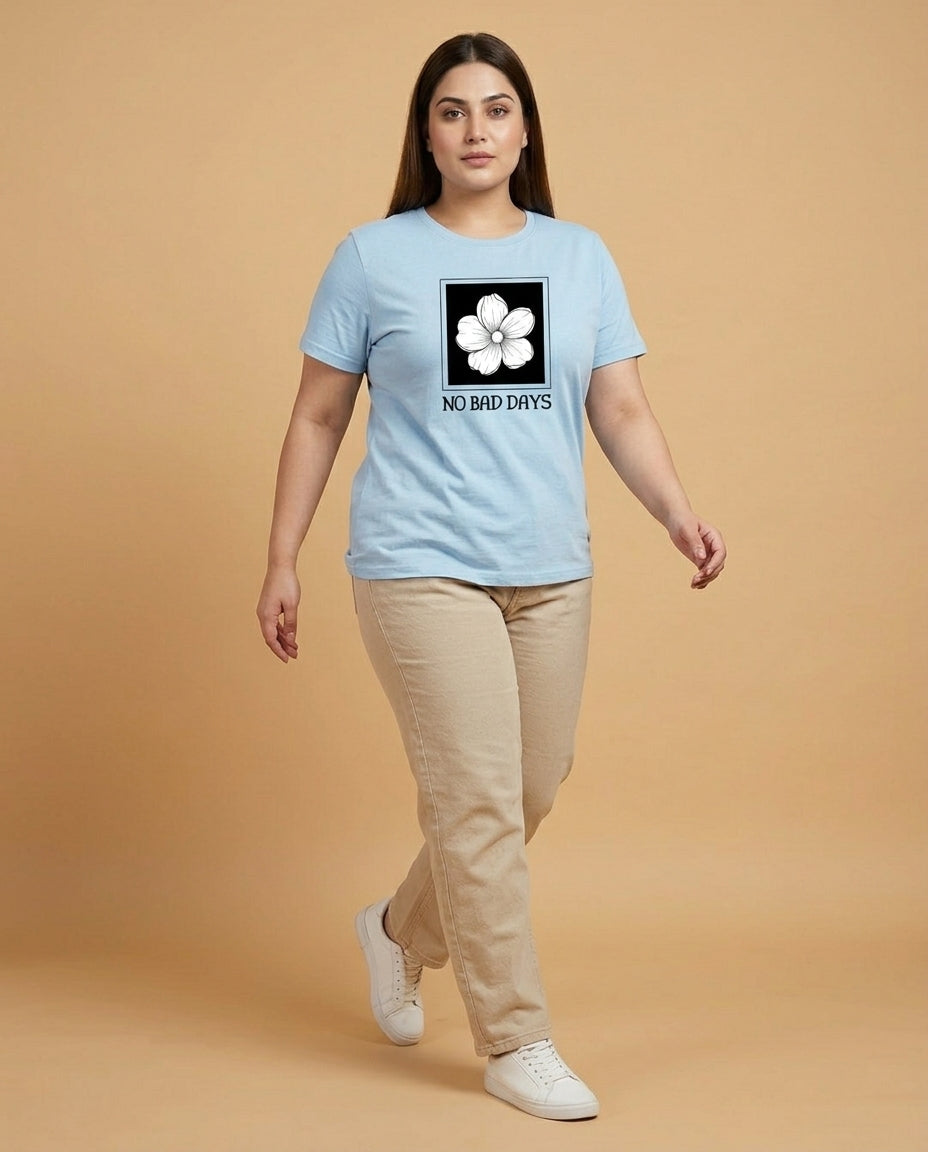 No Bad Days Plus Size Women Premium Tee