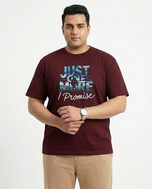 just one more i promise Plus Size Men Premium Tee