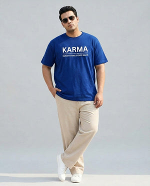 Karma Plus Size Men Premium Tee