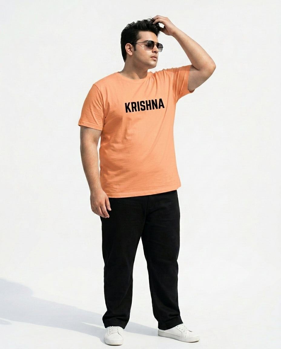 Krishna Plus Size Men Premium Tee