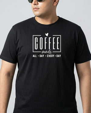 Coffee All Day Every Day Plus Size Men Premium Tee