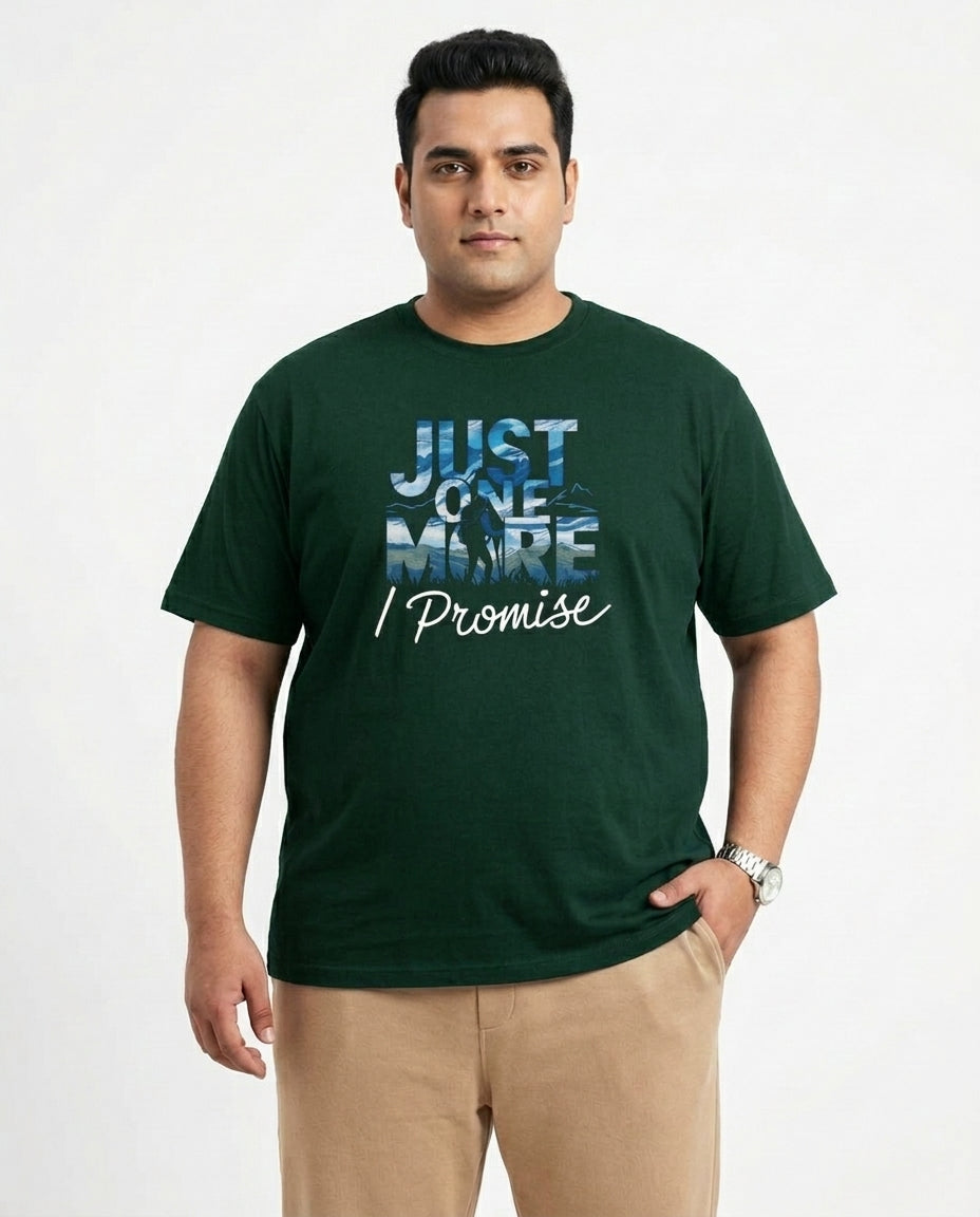 just one more i promise Plus Size Men Premium Tee