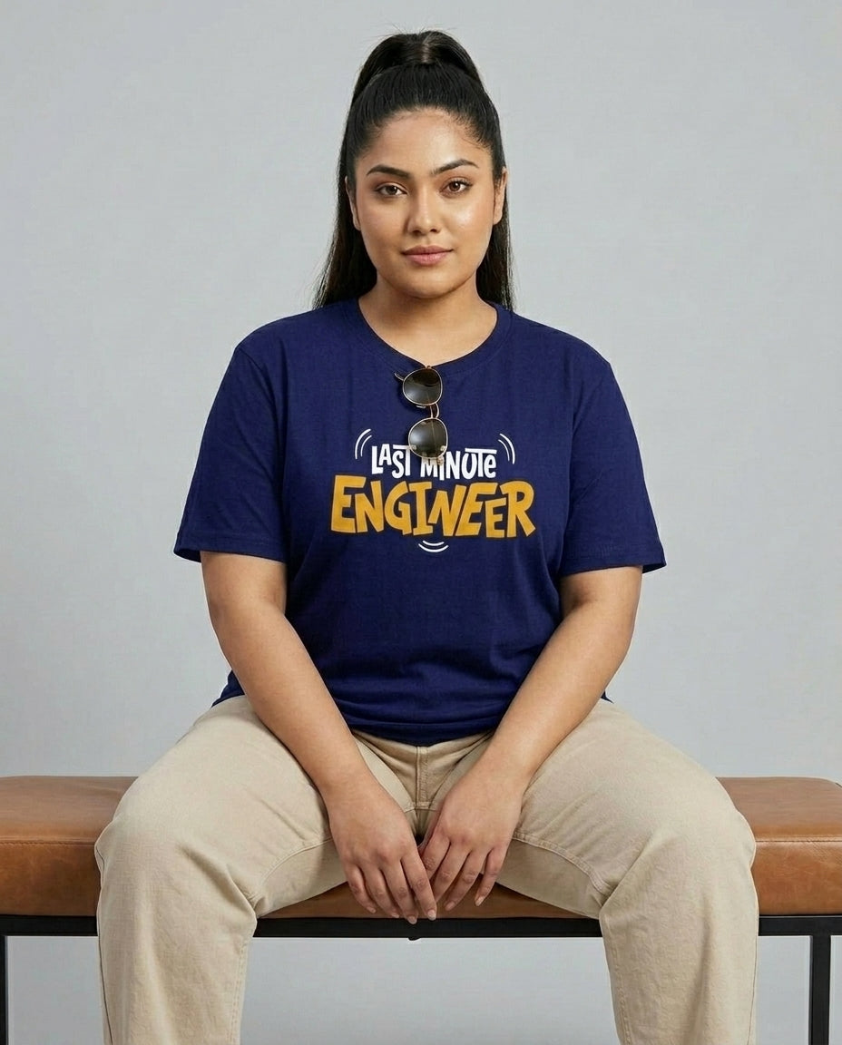 Last Minute Engineer Plus Size Women Premium Tee