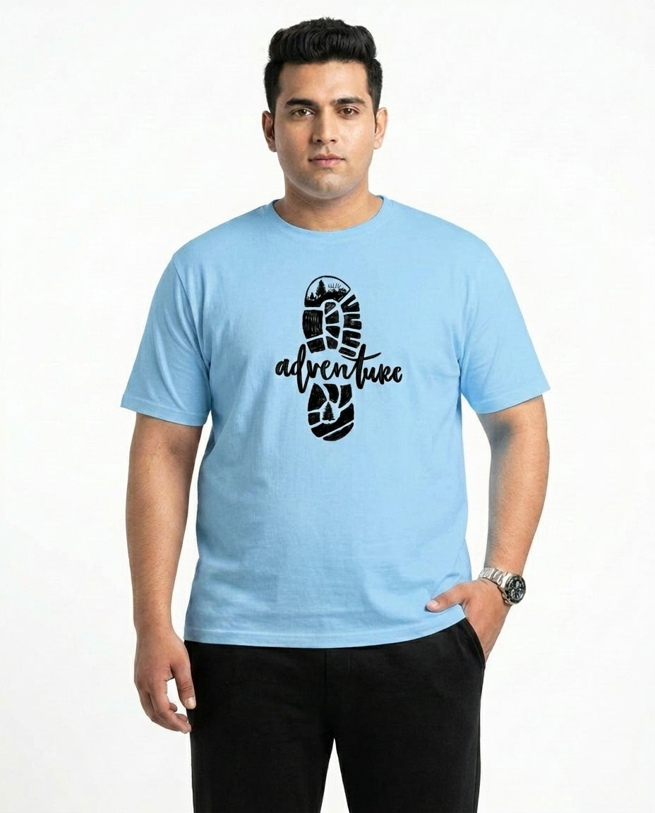 Adventure Plus Size Men Premium Tee
