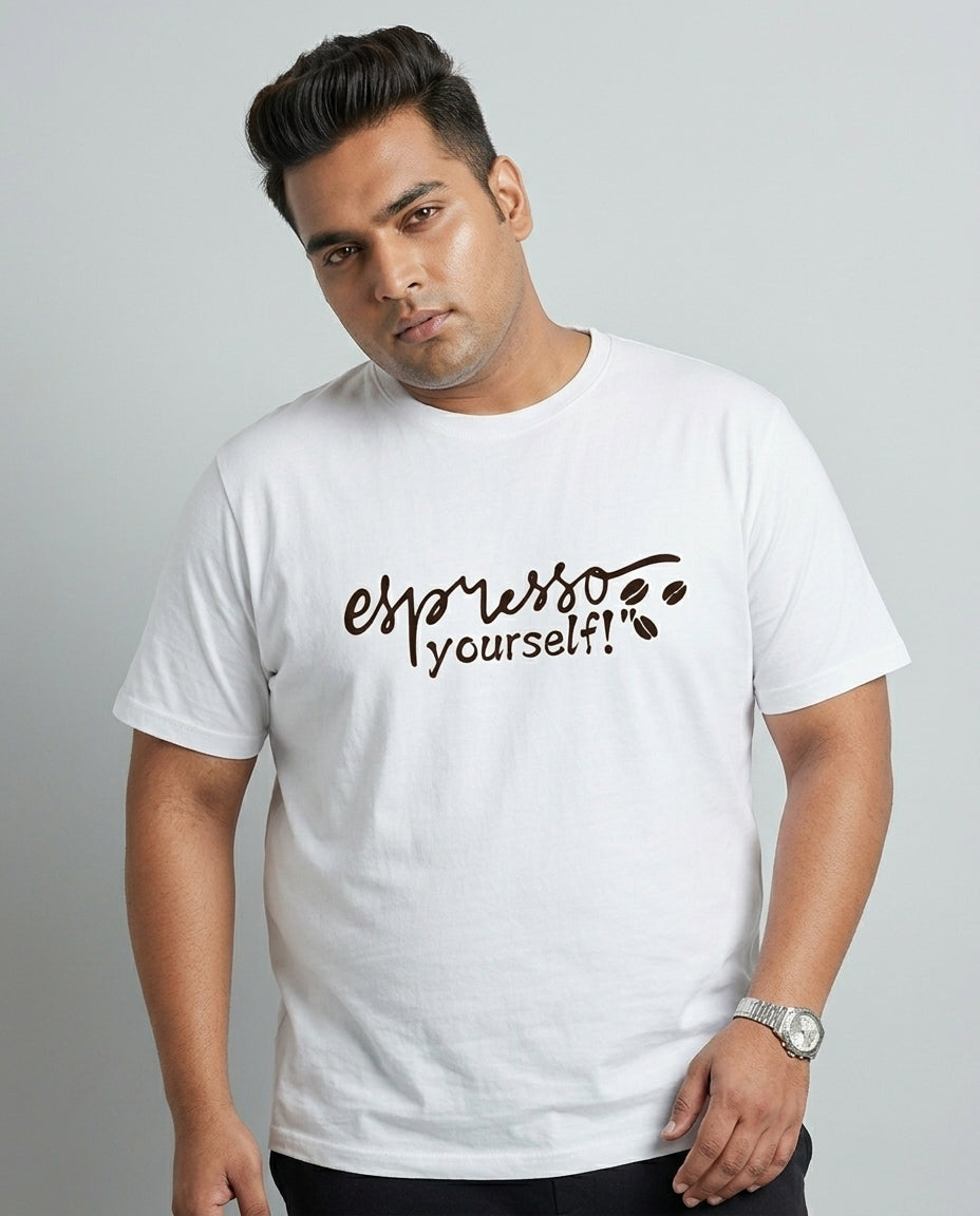 Expresso Yourself Plus Size Men Premium Tee