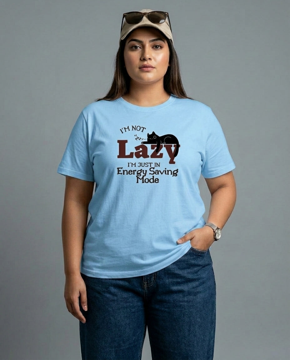 I'm Not Lazy Plus Size Women Premium Tee