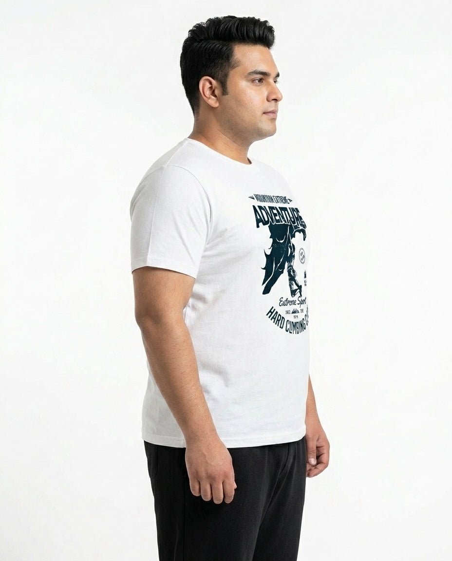 Mountain Extereme Adventure Plus Size Men Premium Tee