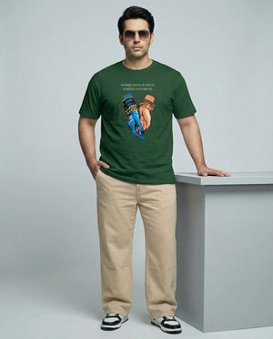 Where Shiva is peace Plus Size Men Premium Tee