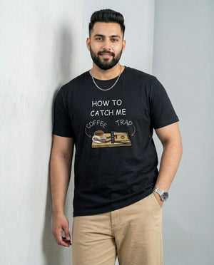 How To Catch me Plus Size Men Premium Tee