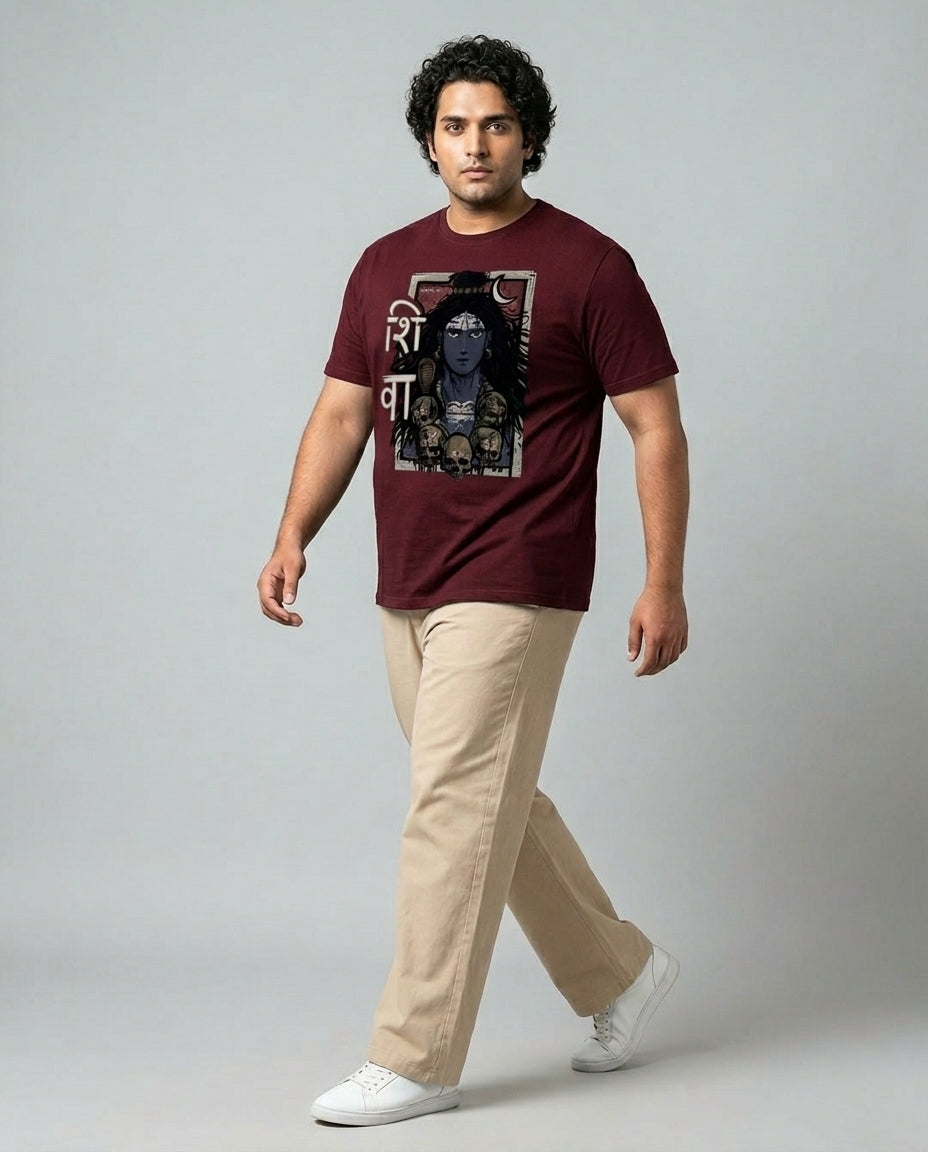 Shiva Plus Size Men Premium Tee