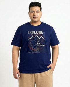 Life Is An Adventure Plus Size Men Premium Tee