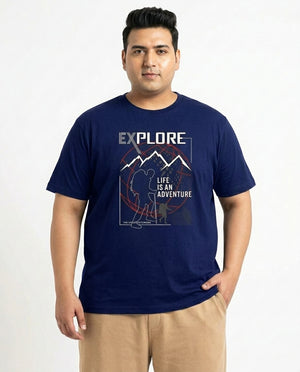 Life Is An Adventure Plus Size Men Premium Tee