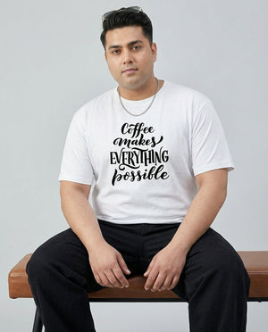 Coffee Makes Every things Plus Size Men Premium Tee
