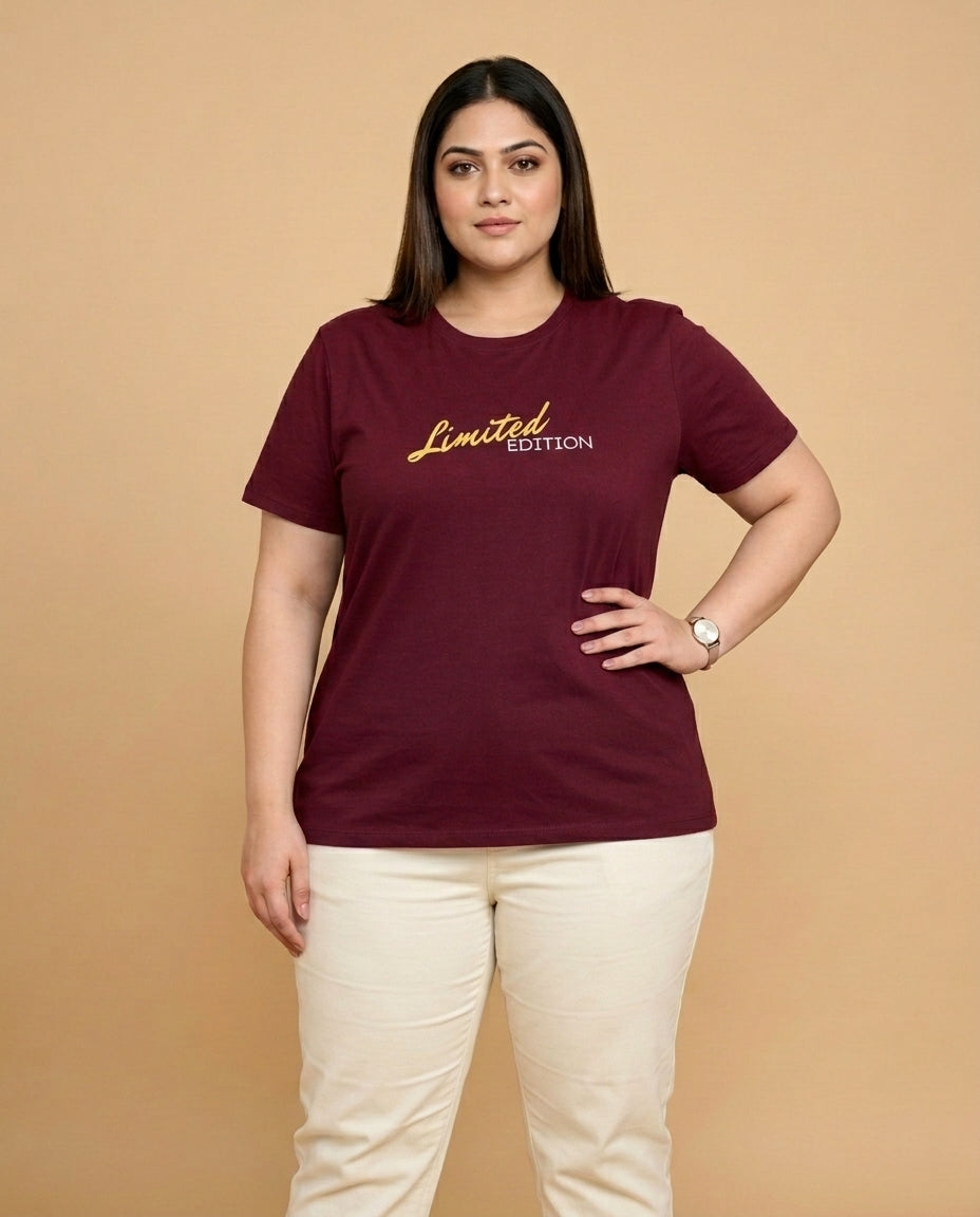Limited Edition Plus Size Women Premium Tee